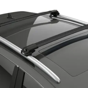 Premium Bagażnik dachowy Inter Pack belki Quiet XT Czarny Skoda Roomster (5J) 2006->2015 5 drzwi minivan