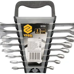 Wyprzedaż KLUCZE PŁASKO-OCZKOWE 6-19 MM, ZEST. 8 SZT. SATYNA