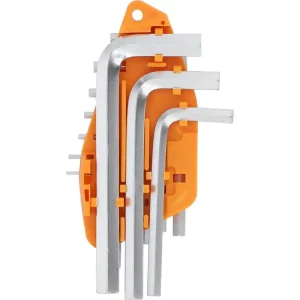 KLUCZE SZEŚCIOKĄTNE /HEX/ 1,5-10 MM, ZESTAW 10 SZT. Tylko do końca tygodnia