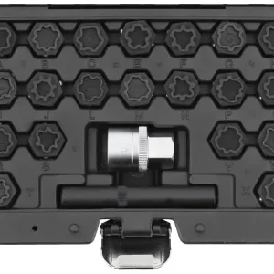 ZESTAW NASADEK DO ŚRUB ZABEZPIECZAJĄCYCH AUDI 22 ELEMENTY Premium