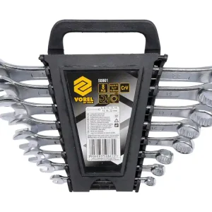 KLUCZE PŁASKO-OCZKOWE 6-22 MM, ZESTAW 8 SZT. Super okazja