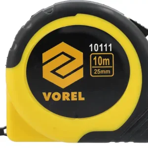 MIARA ZWIJANA ŻÓŁTO-CZARANA 10 M X25 MM Cena promocyjna