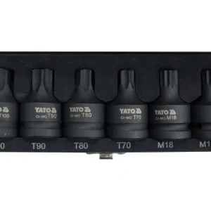 ZESTAW UDAROWYCH KLUCZY TRZPIENIOWYCH 3/4" TORX/SPLINE 6 SZT. Okazja