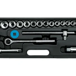 KLUCZE NASADOWE 1/2'', 10-32 MM, ZESTAW 24 SZT. Tylko dziś