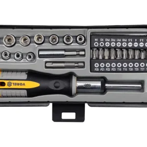 Cena promocyjna WKRĘTAK Z GRZECHOTKĄ I WYMIENNYMI BITAMI, 34 SZT.