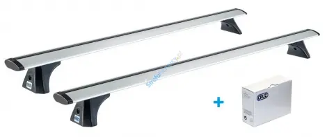 Wyjątkowa oferta Bagażnik dachowy CRUZ belki Airo X Srebrny Citroen C4 Aircross 2012->2016 5 drzwi suv