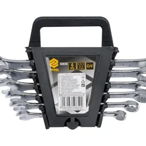 KLUCZE PŁASKO-OCZKOWE 8-17 MM, ZESTAW 6 SZT. Nie przegap