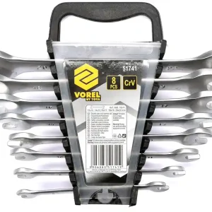 KLUCZE PŁASKIE 6-22 MM, ZESTAW 8 SZT. SATYNA Sprawdź teraz