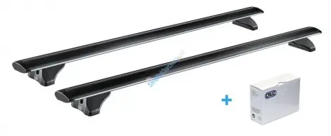 Szybka wysyłka Bagażnik dachowy CRUZ belki AiroFix Czarny Citroen C4 I (LC) 2005->2010 5 drzwi hatchback