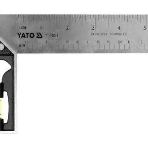 Kup online KĄTOWNIK ŚLUSARSKI NIERDZEWNY 150 MM Z LIBELLĄ