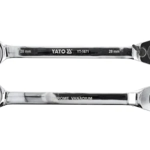 KLUCZ PŁASKO-OCZKOWY Z GRZECHOTKĄ 28 MM Obniżka ceny