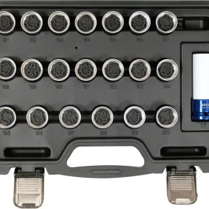 ZESTAW NASADEK DO ŚRUB ZABEZPIECZAJĄCYCH OPEL 21 ELEMENTY Oferta limitowana