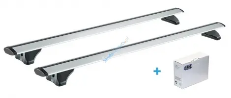 Wysoka jakość Bagażnik dachowy CRUZ belki AiroFix Srebrny Subaru Outback IV (BR) 2009->2014 5 drzwi kombi