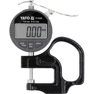 GRUBOŚCIOMIERZ ZEGAROWY 12,7 MM / 0,01 MM Łatwy zwrot