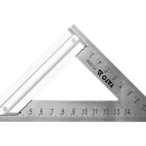 EKIERKA METALOWA 170 MM ZE STOPKĄ Tani