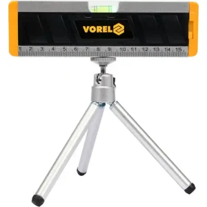 Popularny POZIOMNICA LASEROWA MINI L-170 MMZ PODŚWIETLANYMI LIBELLAMI I STATYWEM