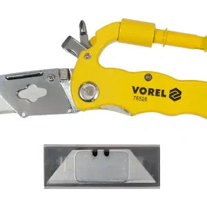 NÓŻ TURYSTYCZNY Z WYMIENNYMI OSTRZAMI TRAPEZOWYMI - RĘKOJEŚĆ SZEKLA Promocja