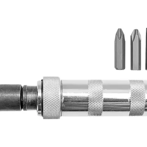 Kup teraz WKRĘTAK UDAROWY, METALOWY Z WYMIENNYMI GROTAMI, 5 SZT.