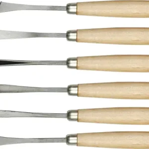 Bestseller DŁUTA SNYCERSKIE Z DREWNIANYM TRZONKIEM, 6 SZT.