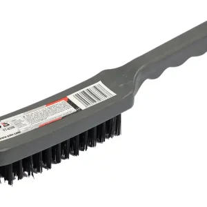 Wyprzedaż SZCZOTKA DRUCIANA, DRUT STALOWY, 6 RZĘDÓW, RĘKOJEŚĆ PLASTIKOWA