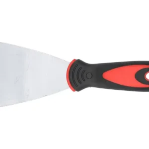 Bezpieczne zakupy SZPACHELKA NIERDZEWNA 80MM, DWUKOLOROWY UCHWYT