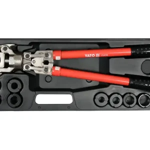 Tylko do końca tygodnia PRASKA HYDRAULICZNA RĘCZNA DO ZACISKANIA ZŁĄCZEK PEX-AL-PEX PLUS 8 MATRYC