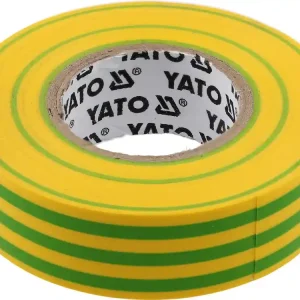TAŚMA ELEKTROIZOLACYJNA 19MMX20MX0,13MM, ŻÓŁTO-ZIELONA Popularny