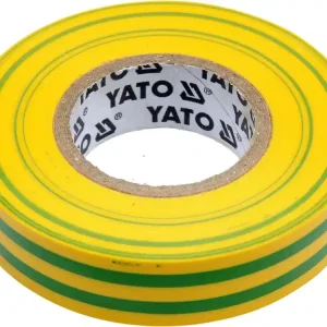 TAŚMA ELEKTROIZOLACYJNA 15MMX20MX0,13MM, ŻÓŁTO-ZIELONA Darmowy zwrot