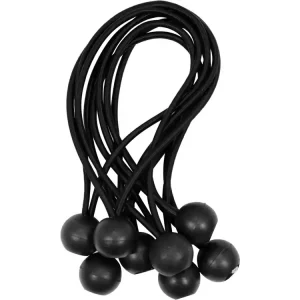 Popularny LINKI DO MOCOWANIA PLANDEK 200 MM, ELASTYCZNE, ZAKOŃCZONE KULKĄ, 8 SZT.