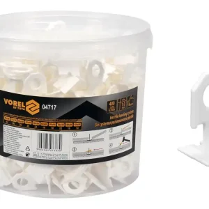 SYSTEM, KLIPSY DO POZIOMOWANIA PŁYTEK 1MM, 400SZT. W WIADERKU Kup online