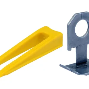 Niska cena SYSTEM DO POZIOMOWANIA PŁYTEK 1,5MM - ZESTAW 100SZT KLINÓW I 300SZT KLIPSÓW