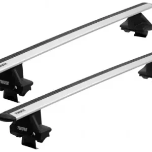 Wybór klientów Bagażnik dachowy THULE belki WingBar Evo Srebrny Jeep Grand Cherokee (WK2) 2011->2020 5 drzwi suv