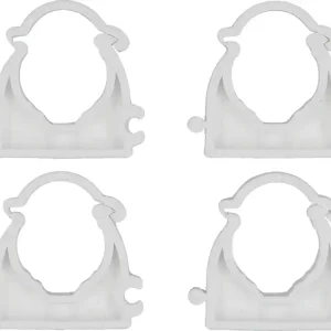 Rabat UCHWYTY, KLIPSY MONTAŻOWE, INSTALATORSKIE, ZAMYKANE DO RUR I PRZEWODÓW 20MM 4SZT.