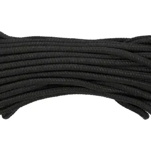 Rabat LINA PLECIONA CZARNA PP MOTEK 10MM 20M