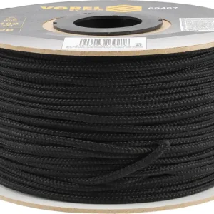 Tani LINA PLECIONA CZARNA PP NA SZPULI 5MM 100M
