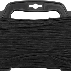 Tylko do końca tygodnia LINA PLECIONA CZARNA PP NA NAWIJAKU 3MM 80M