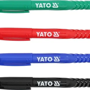 Darmowy zwrot MARKERY TECHNICZNE KPL. 4 SZT / CZARNY-ZIELONY-NIEBIESKI-CZERWONY