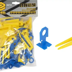 Bestseller SYSTEM, KLIPSY I KLINY DO POZIOMOWANIA PŁYTEK 2MM 50+50SZT