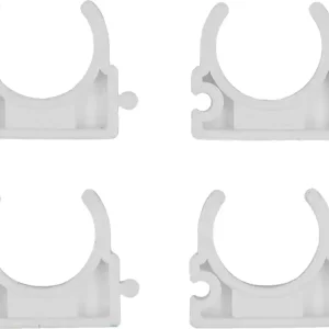 UCHWYTY, KLIPSY MONTAŻOWE, INSTALATORSKIE, OTWARTE DO RUR 22MM 4SZT. Bezpieczna płatność