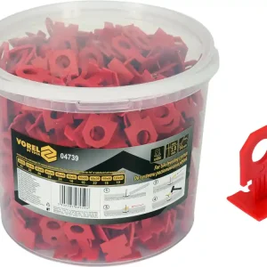 Wyprzedaż SYSTEM, KLIPSY DO POZIOMOWANIA PŁYTEK 3MM W WIADERKU 400SZT