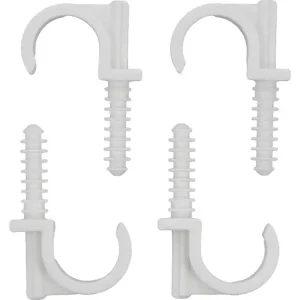 Łatwy zwrot UCHWYTY MONTAŻOWE, INSTALATORSKIE Z KOŁKIEM SZYBKIEGO MONTAŻU DO RUR 25MM 4SZT.