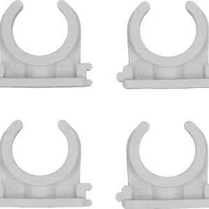 Hit sprzedaży UCHWYTY, KLIPSY MONTAŻOWE, INSTALATORSKIE, OTWARTE DO RUR 18MM 4SZT.