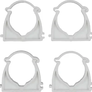 UCHWYTY, KLIPSY MONTAŻOWE, INSTALATORSKIE, ZAMYKANE DO RUR I PRZEWODÓW 40MM 4SZT. Najlepsza cena