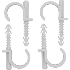 UCHWYTY MONTAŻOWE, INSTALATORSKIE Z KOŁKIEM SZYBKIEGO MONTAŻU DO RUR 32MM 4SZT. Oferta limitowana