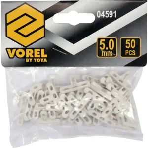 Nowość KRZYŻYKI DYSTANSOWE DO KLINKIERU I GLAZURY TYP T5,0MM 50SZT