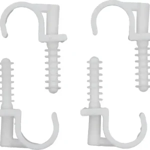 UCHWYTY MONTAŻOWE, INSTALATORSKIE Z KOŁKIEM SZYBKIEGO MONTAŻU DO RUR 20MM 4SZT. Zniżka