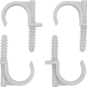 UCHWYTY MONTAŻOWE, INSTALATORSKIE Z KOŁKIEM SZYBKIEGO MONTAŻU DO RUR 28MM 4SZT. Tani