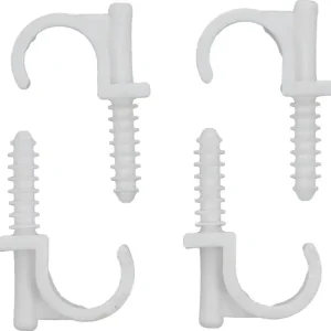 UCHWYTY MONTAŻOWE, INSTALATORSKIE Z KOŁKIEM SZYBKIEGO MONTAŻU DO RUR 22MM 4SZT. Niska cena