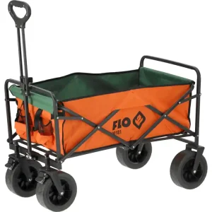 Hit sprzedaży WÓZEK OGRODOWY TURYSTYCZNY SKŁADANY Z SZEROKIMI OPONAMI 100KG