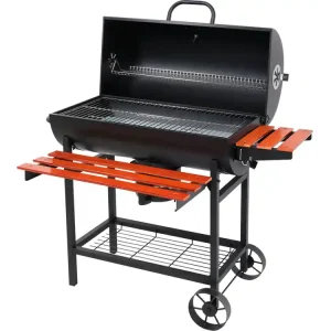Szybka wysyłka GRILL WĘGLOWY Z POKRYWĄ, RUSZT 71X34,5CM